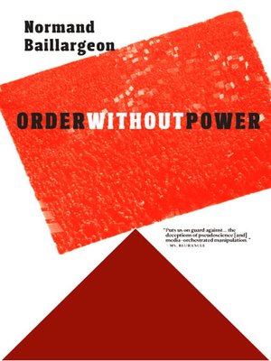 cover image of Order Without Power